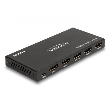 DeLock HDMI 1 x HDMI in zu 4 x HDMI out 4K 60 Hz