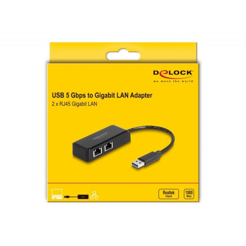 DeLOCK 64194 carte réseau Ethernet 5000 Mbit/s