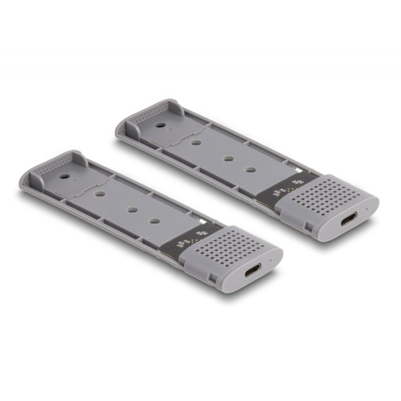 Delock Externes USB Type-C Dual Combo Gehäuse für 2 x M.2 N