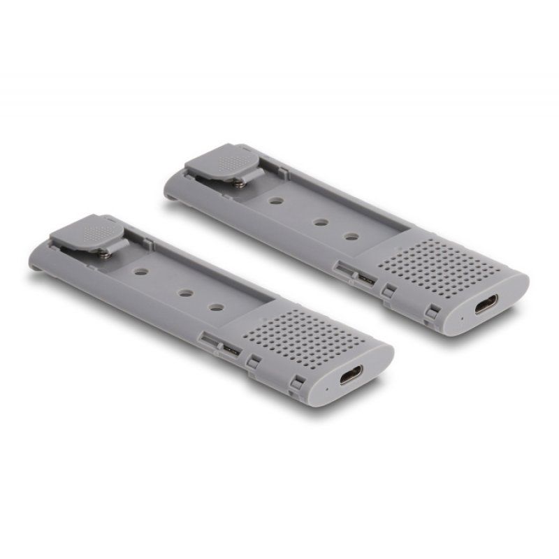 Delock Externes USB Type-C Dual Combo Gehäuse für 2 x M.2 N
