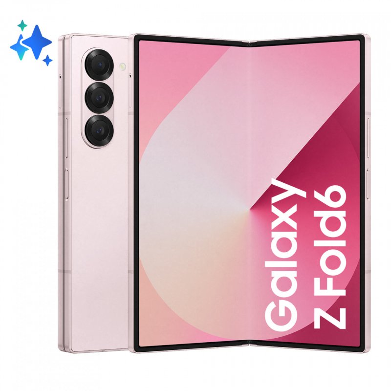 Samsung Galaxy Z Fold6 256GB Pink EU 19,3cm (7,6") OLED Display, Android 14, Triple-Kamera, Faltbar