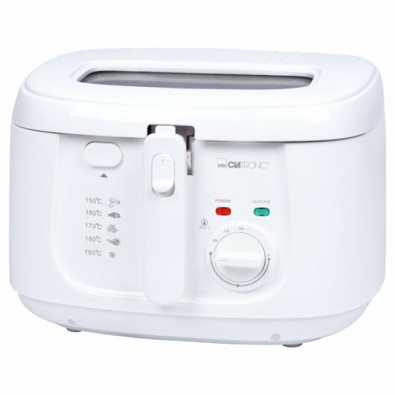 Clatronic FR 3771 Unique 2,5 L 1800 W Friteuse Blanc