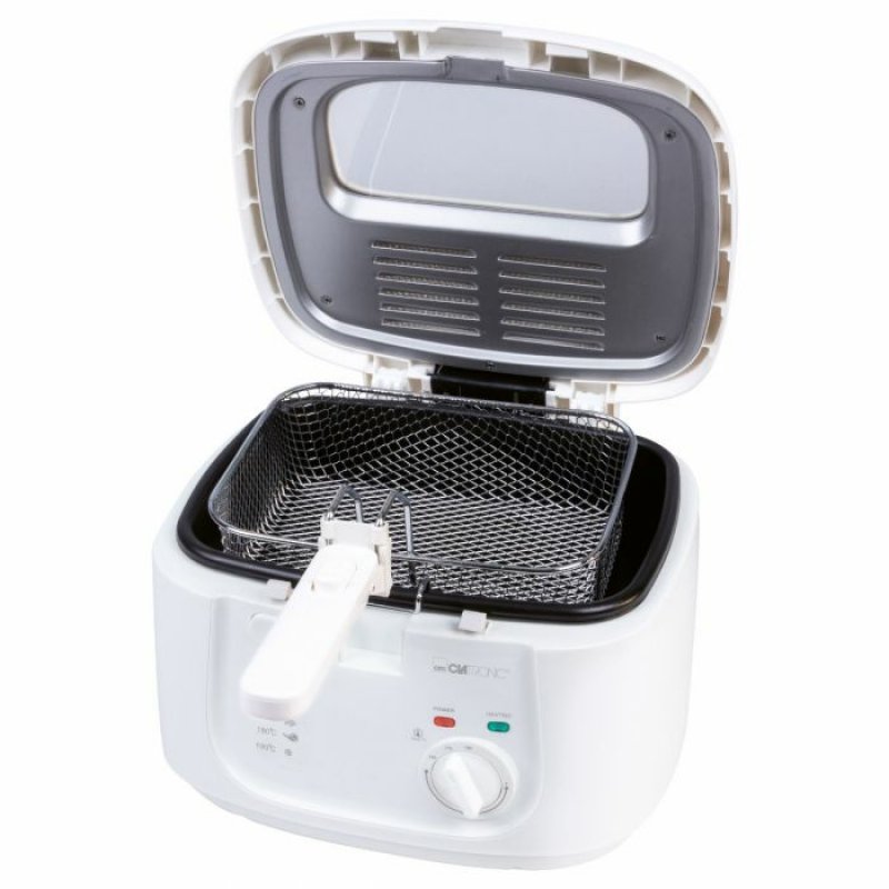 Fritteuse FR 3771 (weiß, 1.800 Watt, Ölbehälter 2,5 Liter)