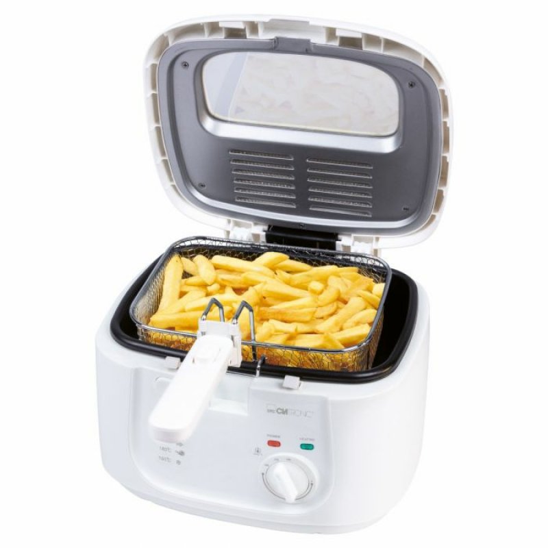 Clatronic FR 3771 Unique 2,5 L 1800 W Friteuse Blanc