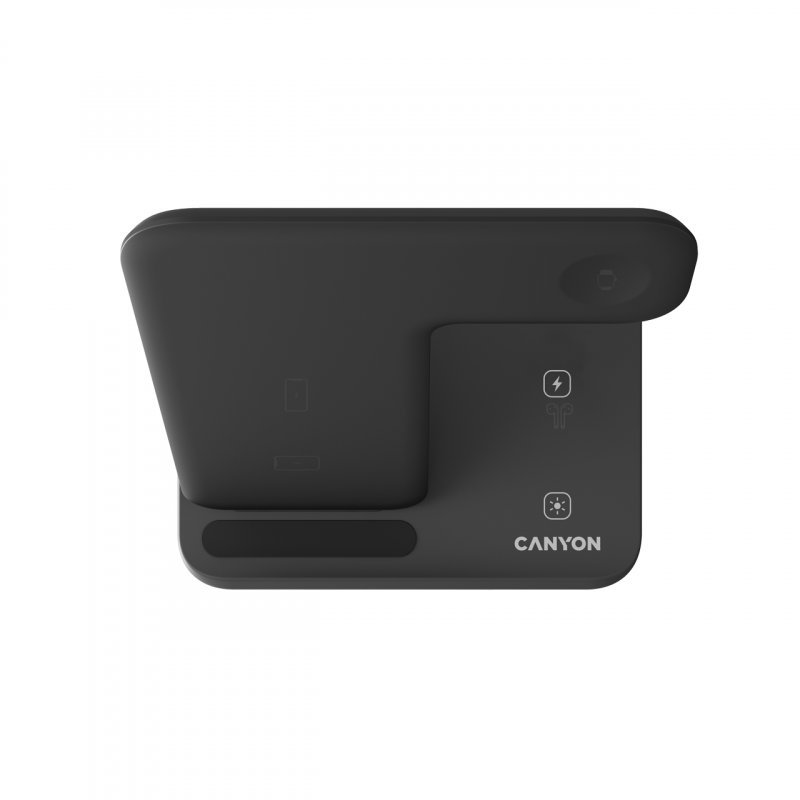 Canyon Wireless Charger WS-303 15W 3in1, schwarz