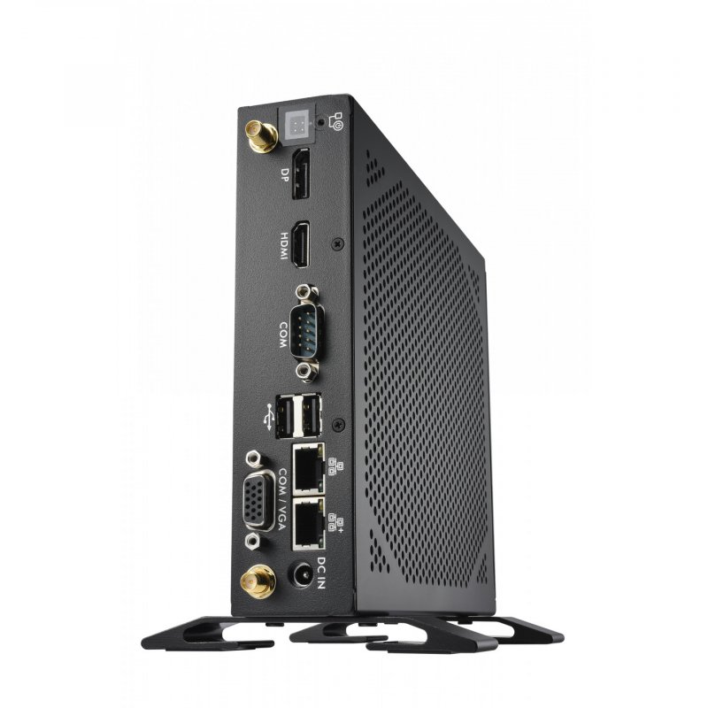 Shuttle XPC slim Barebone DS50U, Intel Celeron 7305, 2x LAN (1x 2.5Gbit ,1x 1Gbit), 1xCOM,1xHDMI,1xDP, 1x VGA, fanless,
