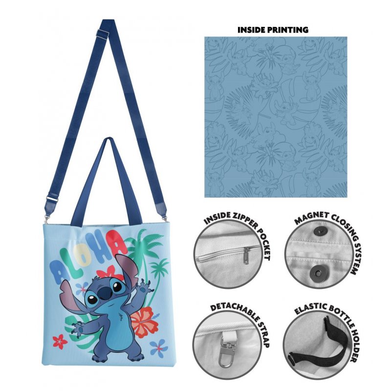 STITCH - Aloha - Tote Bag Premium Edition Limitée 40x36cm