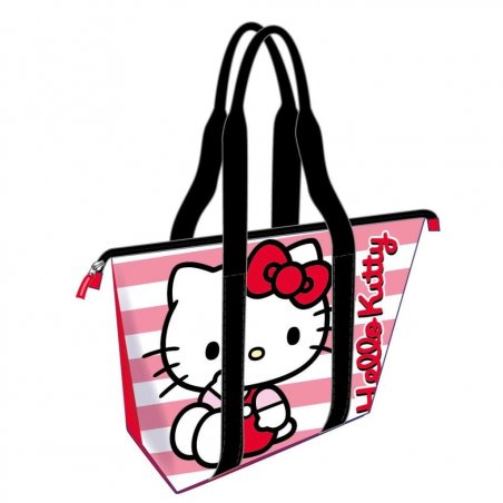HELLO KITTY - Rouge - Sac de Plage 47x33x15cm