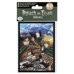 ATTAQUE DES TITANS - Trio - Protège-cartes Taille Japonaise (62x89mm)