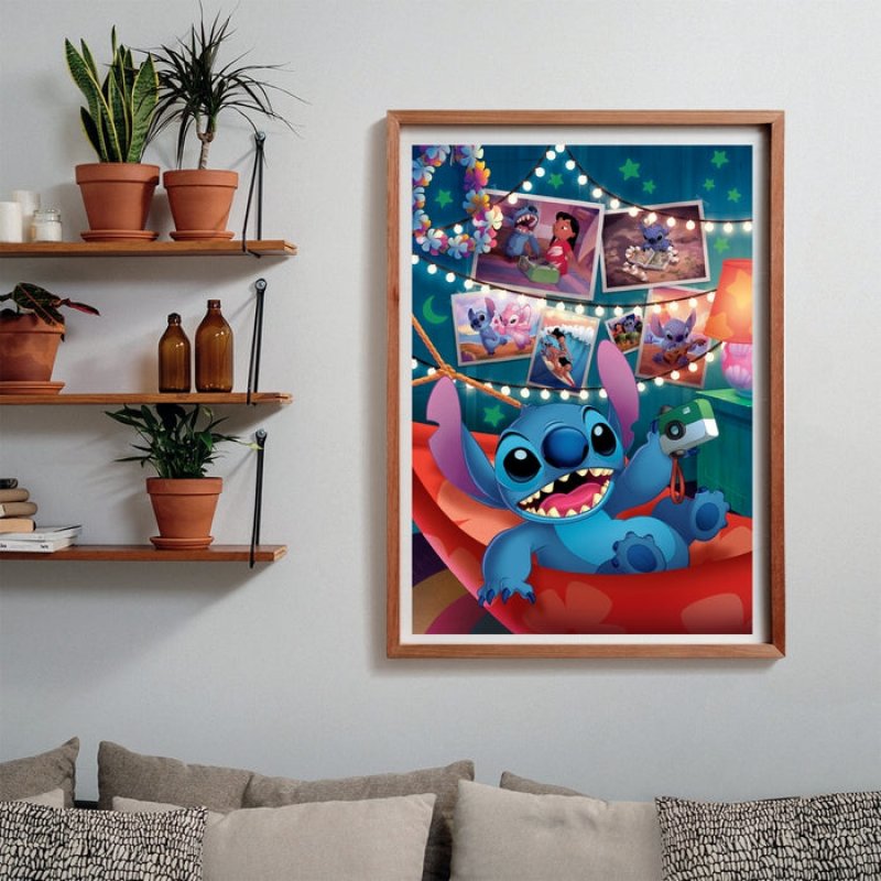 Clementoni Stitch Jigsaw puzzle 1000 pc(s) Cartoons