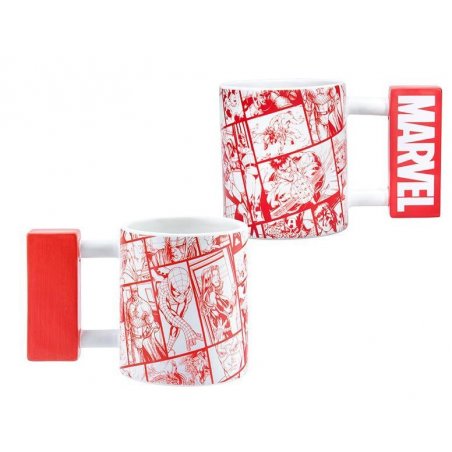 MARVEL LOGO SHAPED MUG