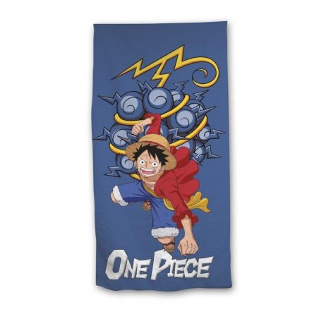 ONE PIECE - Luffy et Jiki Jiki no Mi - Serviette de Plage 70x140cm