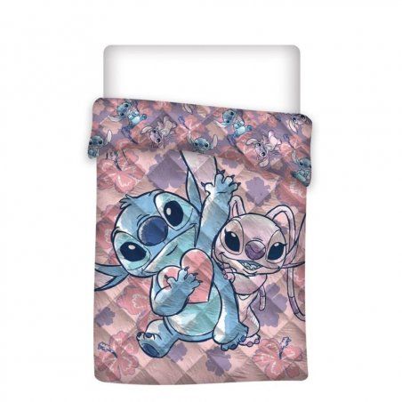 DISNEY - Stitch & Angel - Couverture en Quilt 140x200cm