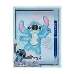 STITCH - Squishy - Gift Box Notebook Stylo Bille
