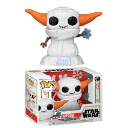 MANDALORIAN HOLIDAY - POP Star Wars N° 748 - Grogu (Bonhomme de neige)