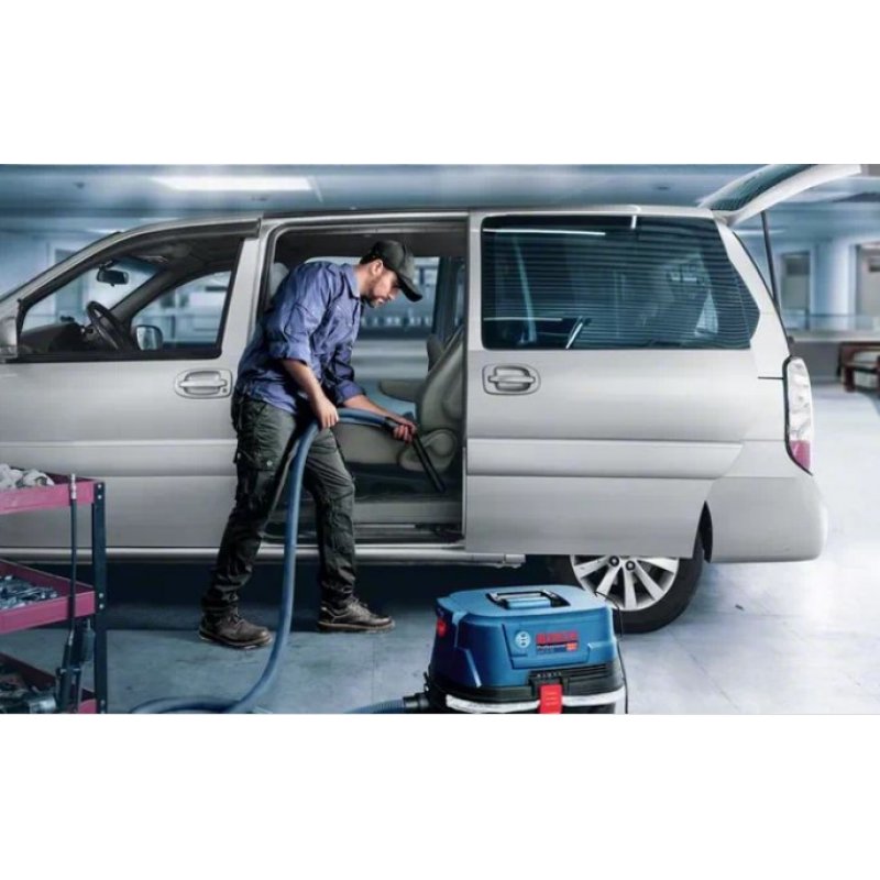 BOSCH GAS 12-25 PL Professional, Nass-/Trockensauger (blau/schwarz)