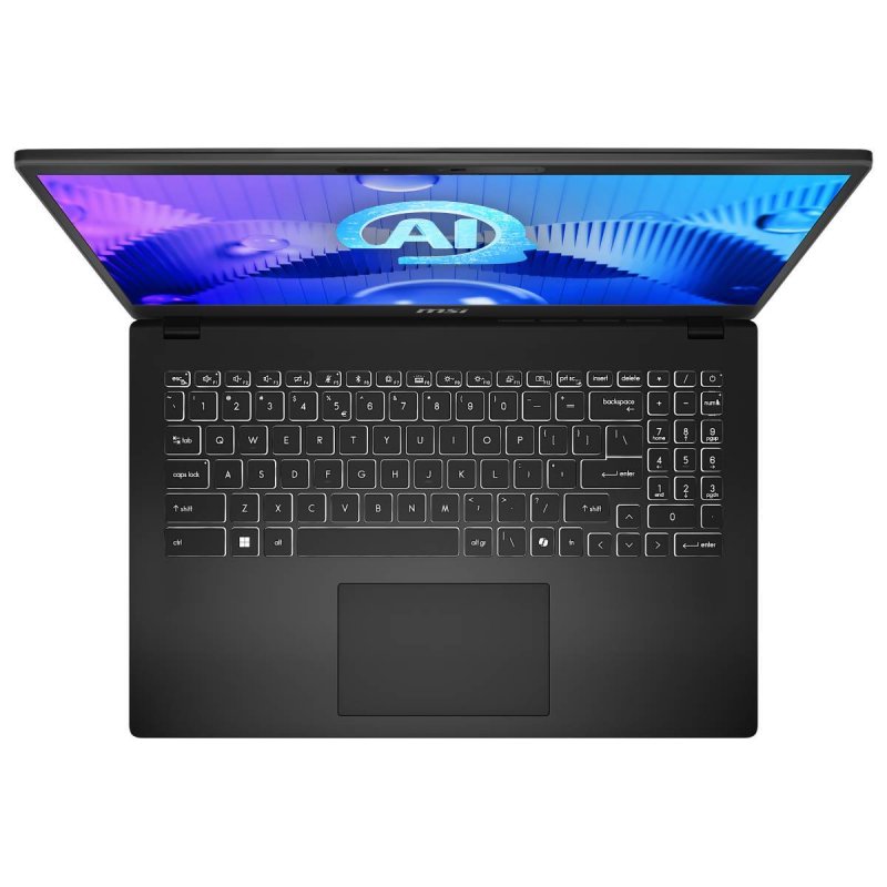 MSI Modern 15 H AI C1MG-081 - 15,6" FHD Display, Intel Core Ultra 7 155H, 16GB DDR5 RAM, 512GB SSD, Windows 11 Home