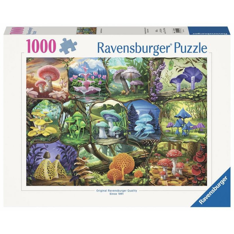 Ravensburger - Puzzle Beautiful Mushrooms 1000p (12000424)
