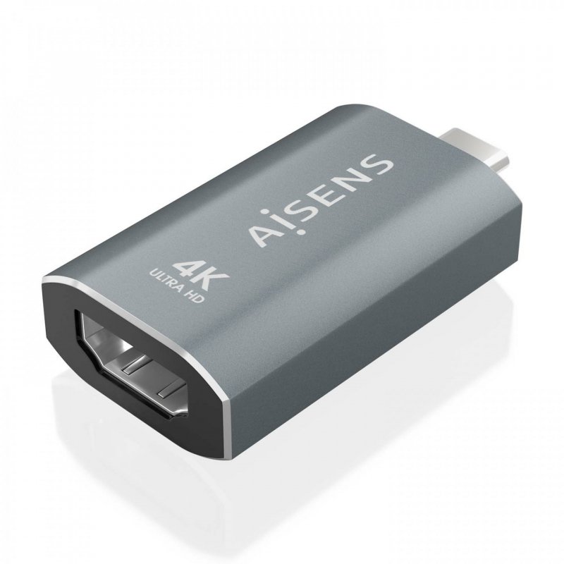 AISENS A109-0862 changeur de genre de câble HDMI A USB C Gris