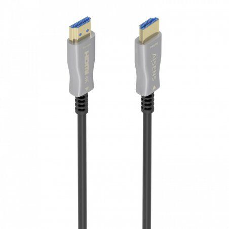 AISENS HDMI Cable V2.0 AOC Premium High Speed / HEC 4K@60Hz 18Gbps, A/MA/M, Black, 10 m