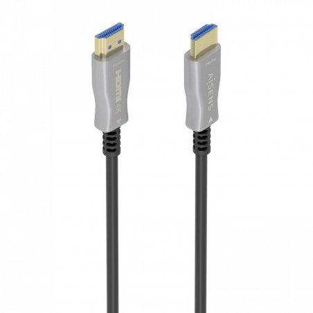 CABLE HDMI AISENS V2.0 OPTICO ACTIVO AOC 4K60HZ 18GBPS A/M-A/M 10M NEGRO