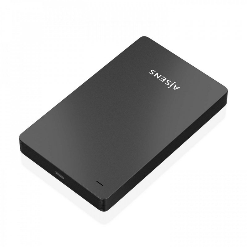 AISENS External Box 2.5″ 9.5mm SATA to USB-C USB3.1 Gen1, Black