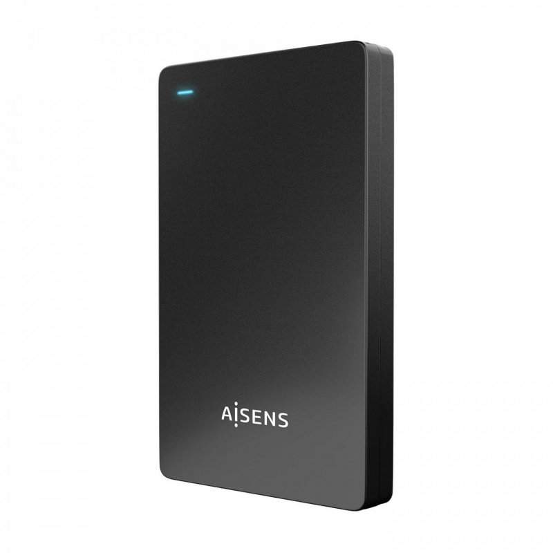 AISENS ASE-2542B Boîtier de disques de stockage Boîtier HDD Noir 2.5"