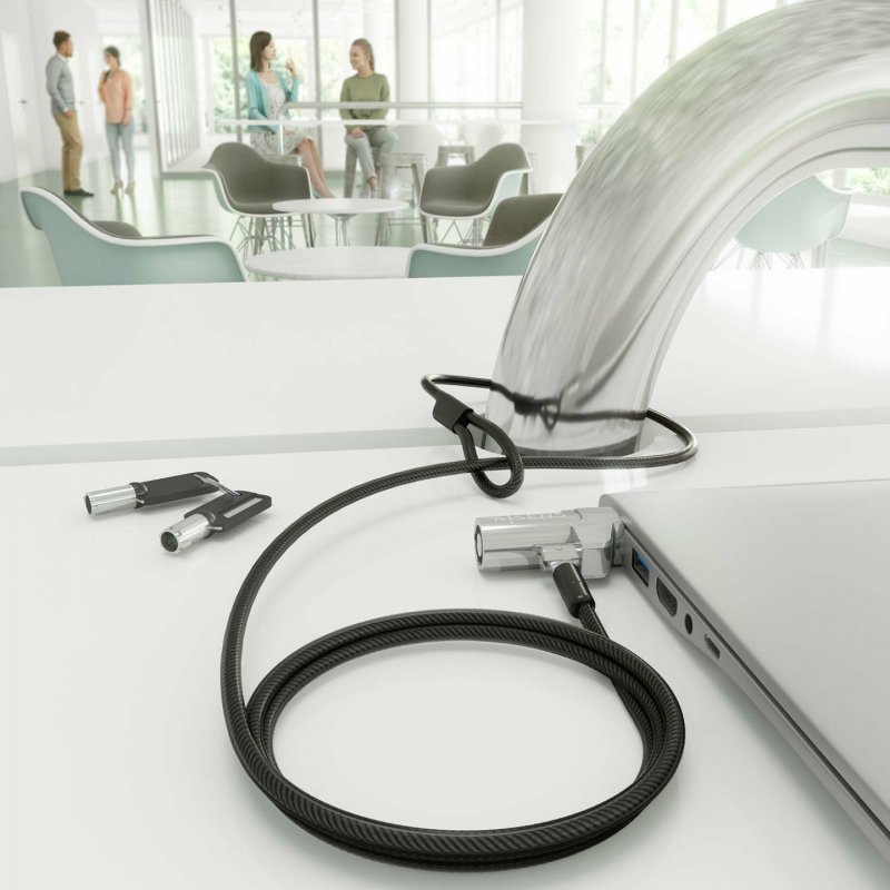 AISENS ASLK-D45K06-BK câble antivol Noir 1,5 m