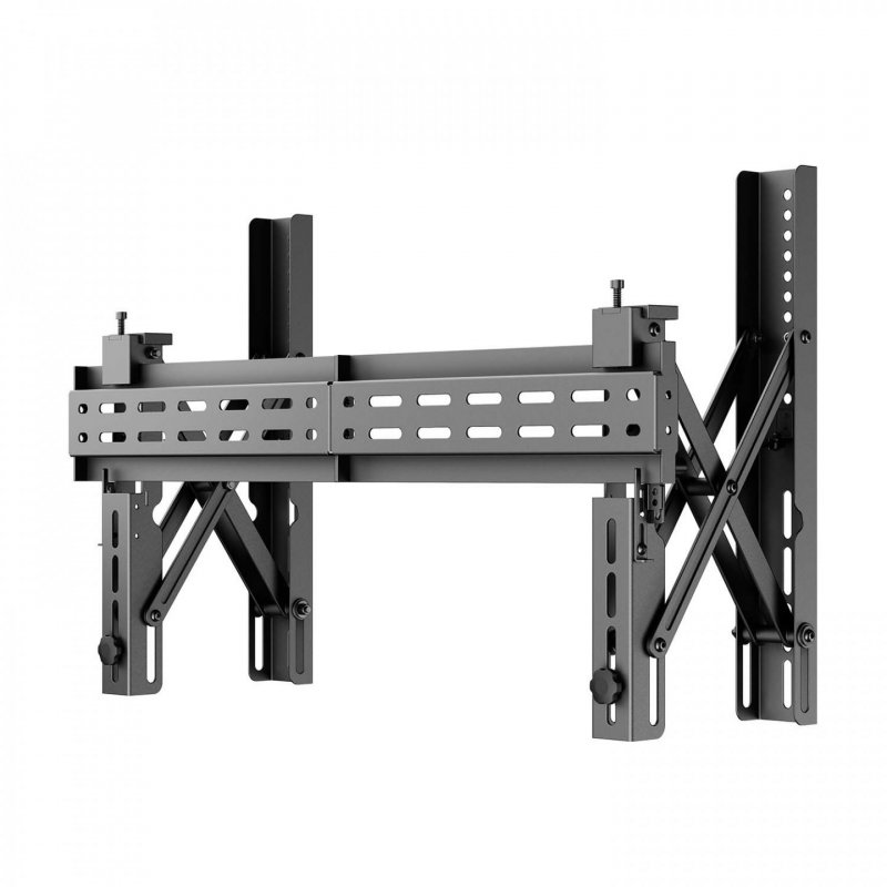 AISENS Levelable Videowall Support and Pop-Out Function for 70Kg TVs from 37-70, Black