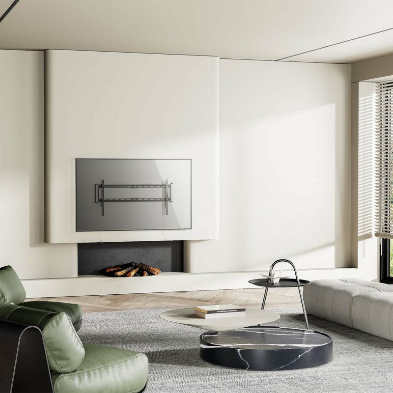 SOPORTE AISENS PARED ULTRA DELGADO MONITOR/TV 75KG DE 43-90 NEGRO