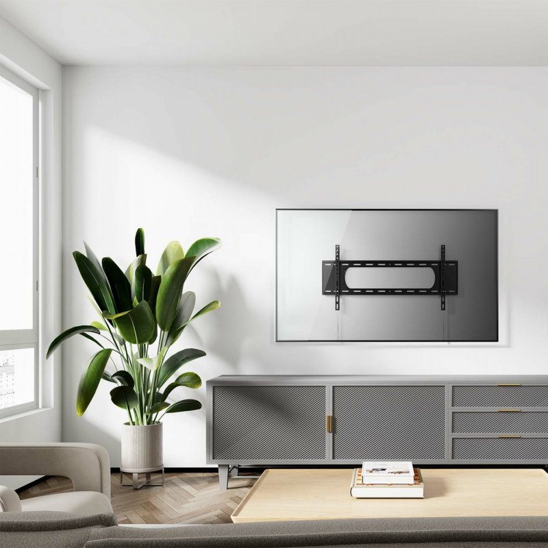 SOPORTE AISENS PARED ULTRA DELGADO MONITOR/TV 80KG DE 43-90 NEGRO