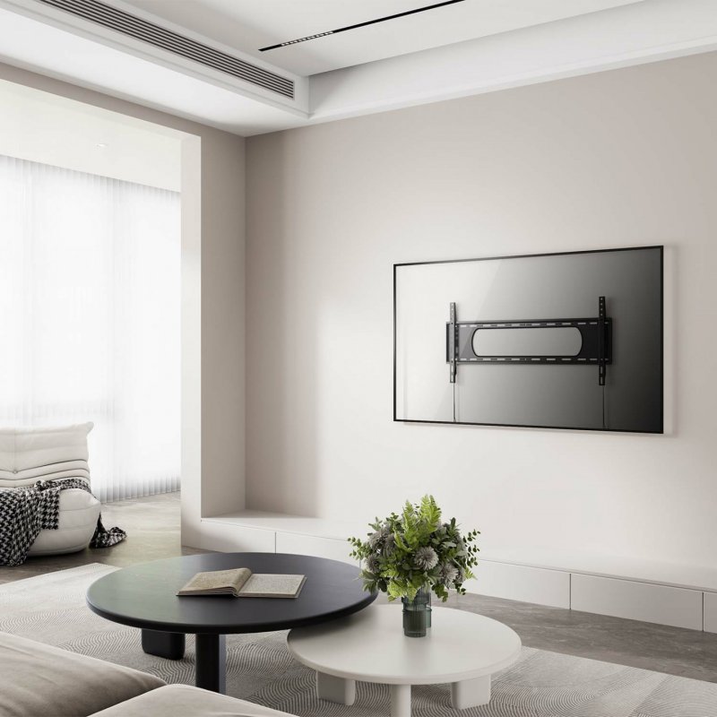 AISENS WT90F-239 support pour téléviseur 2,29 m (90") Noir