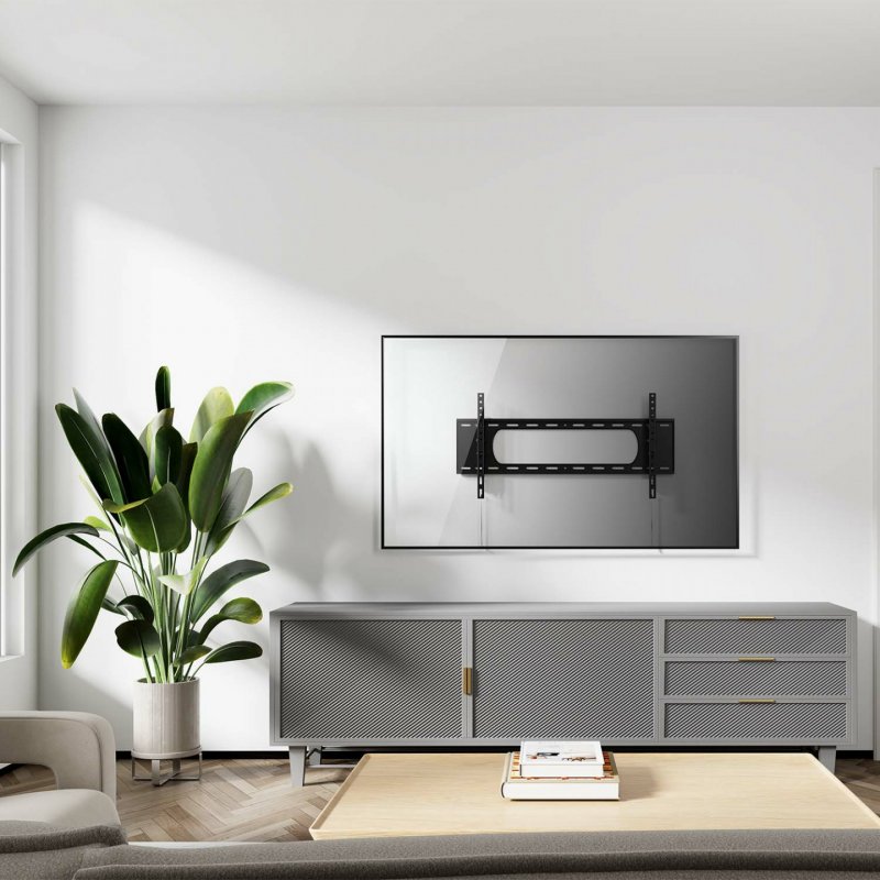 SOPORTE AISENS PARED INCLINABLE MONITOR/TV 80KG DE 43-90 NEGRO