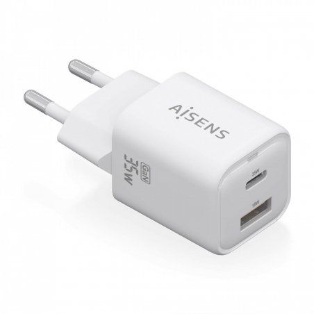 AISENS ASCH-35W2P024-W chargeur d'appareils mobiles Universel Blanc Secteur Charge rapide Intérieure
