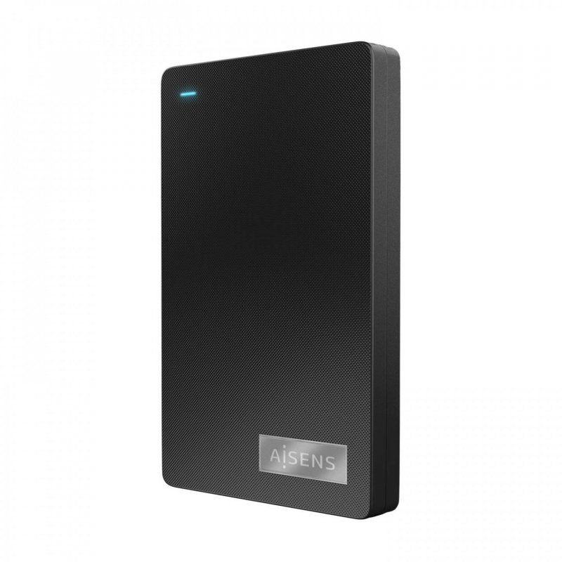 AISENS ASE-2541B Boîtier de disques de stockage Boîtier HDD Noir 2.5"