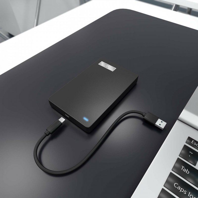 CAJA EXTERNA AISENS 2.5 9.5MM SATA A USB-C USB3.1 GEN1 NEGRA