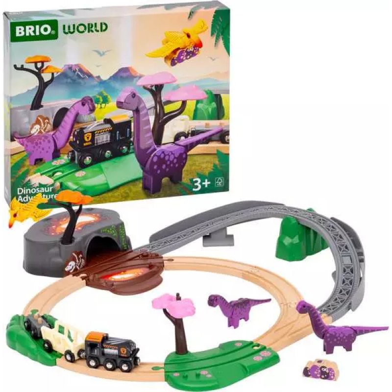 BRIO - Train set with dinosaurs - (36094)