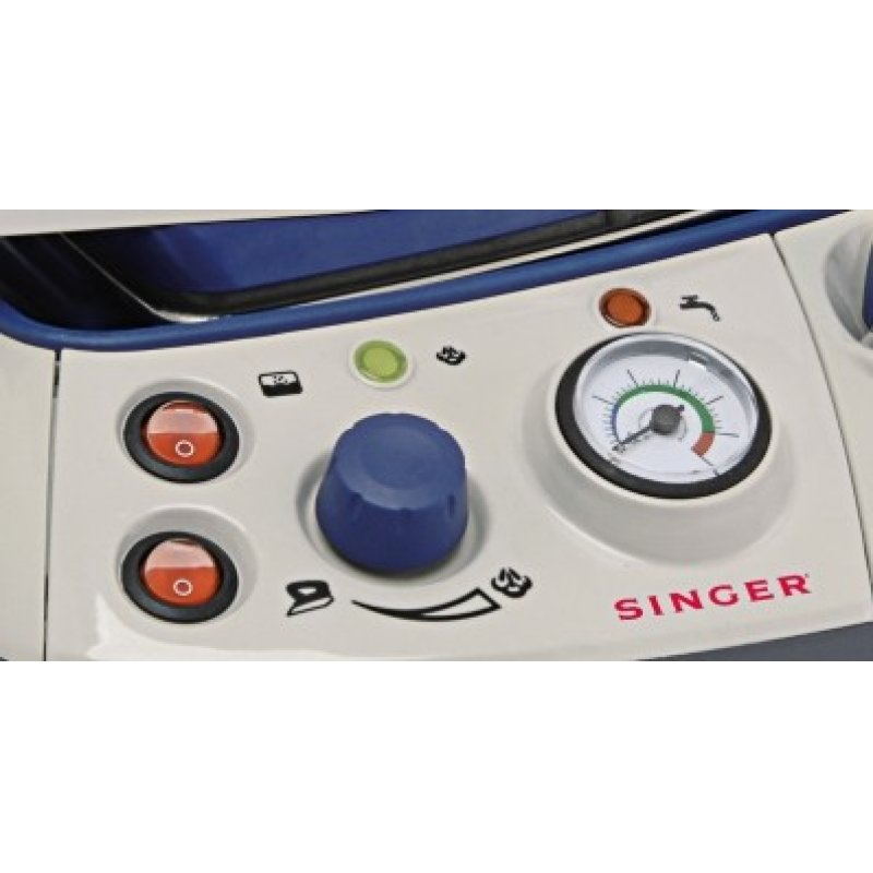 SINGER SHG6201 steam ironing station 850 W 1.2 L Stainless Steel soleplate Black Blue Grey