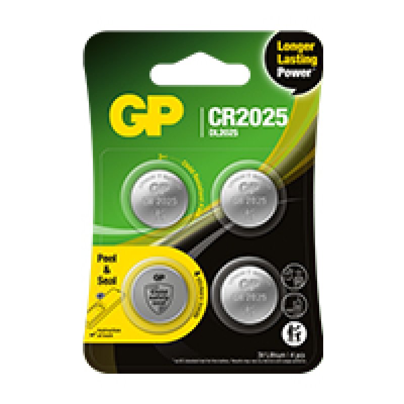GP Batteries Lithium CR2025 Batterie à usage unique Lithium-Manganese Dioxide (LiMnO2)