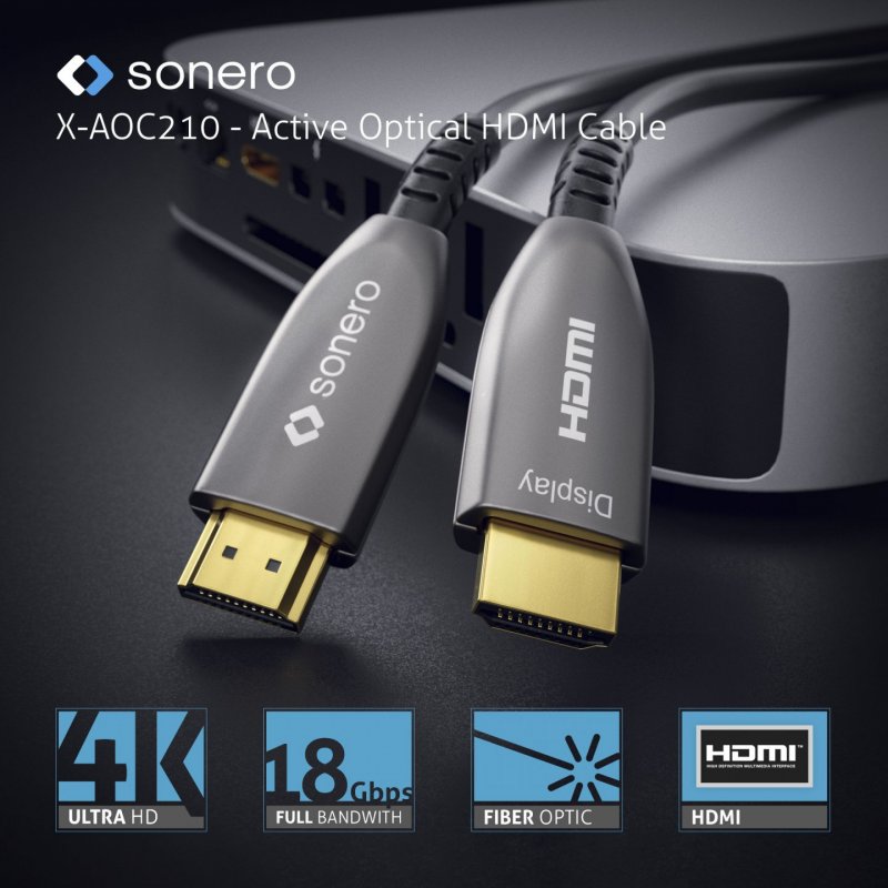 sonero X-AOC210-150 HDMI cable 15 m HDMI Type A (Standard) Black