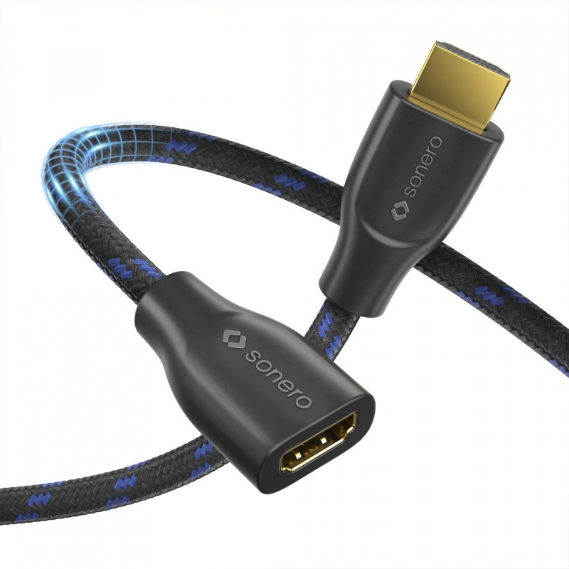 sonero Premium High Speed HDMI 4K Verlängerungskabel - 1,50m