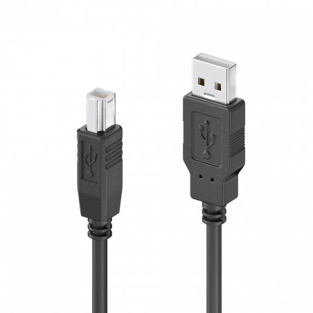 sonero USB 2.0 Kabel A-Stecker auf B-Stecker - schwarz - 0,50m