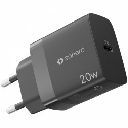 sonero USB-C Ladegerät - 1 Port - 20W PD - schwarz