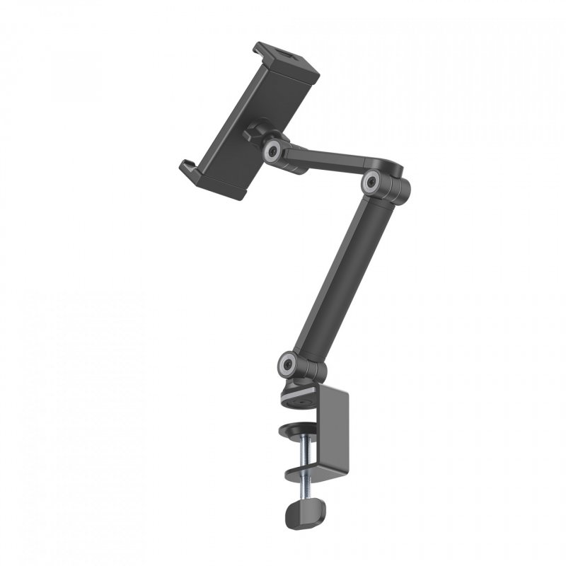 PureMounts® Flexible Tablet Halterung mit Tischklemme, schwarz