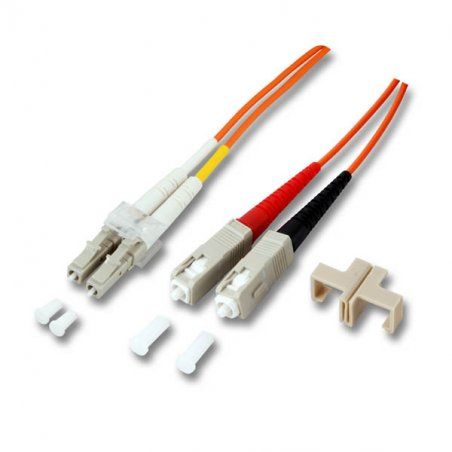 EFB Elektronik LC/SC 50/125µ 2m InfiniBand/fibre optic cable Beige, Black, Orange, Red