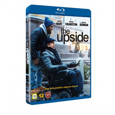 Upside, The Blu ray - The INTOUCHABLES Blu Ray - The American Version of the French Theater/Cinema hits