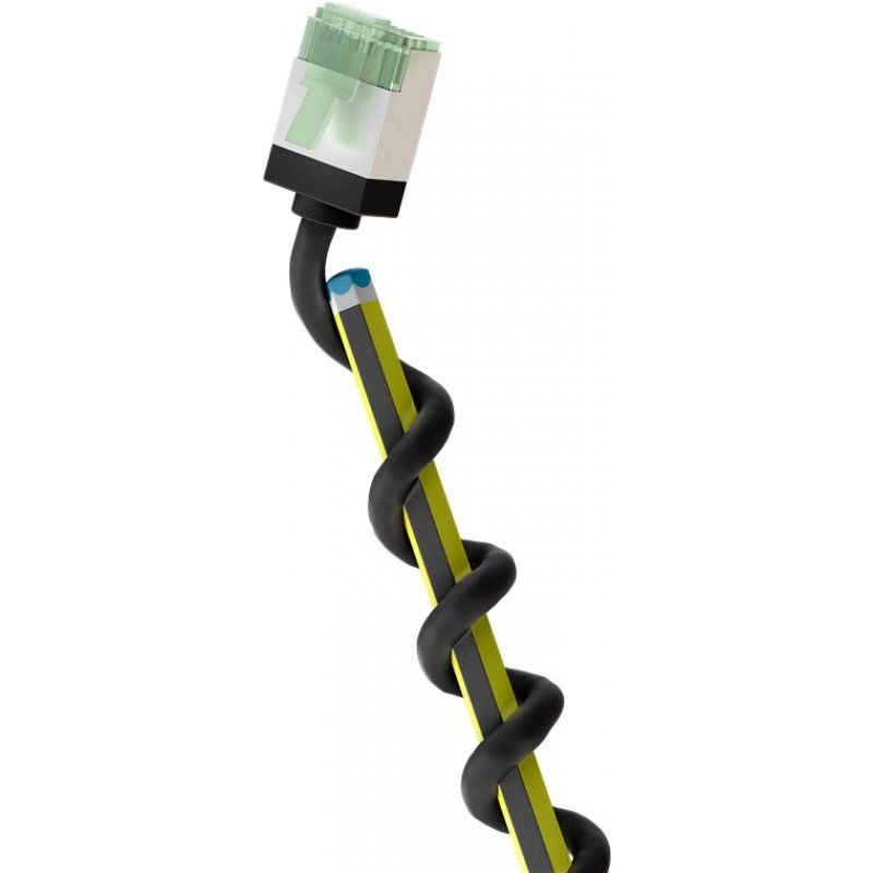 Goobay 74356 networking cable Black 5 m Cat8.1 U/FTP (STP)