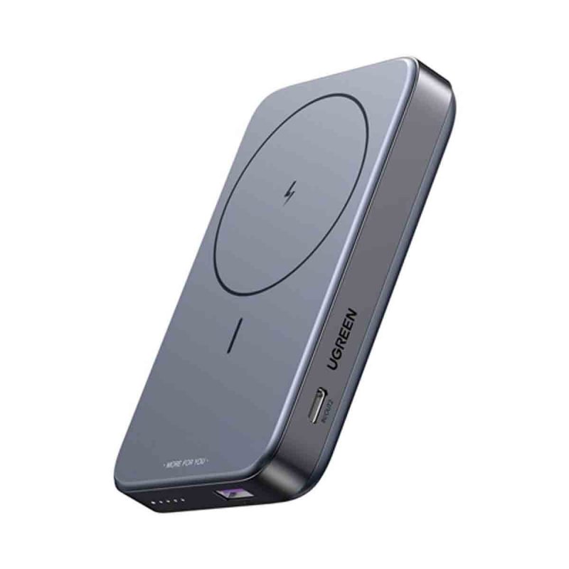 UGREEN Powerbank 10000mAh Mini Wireless 20W mit MagSafe grau