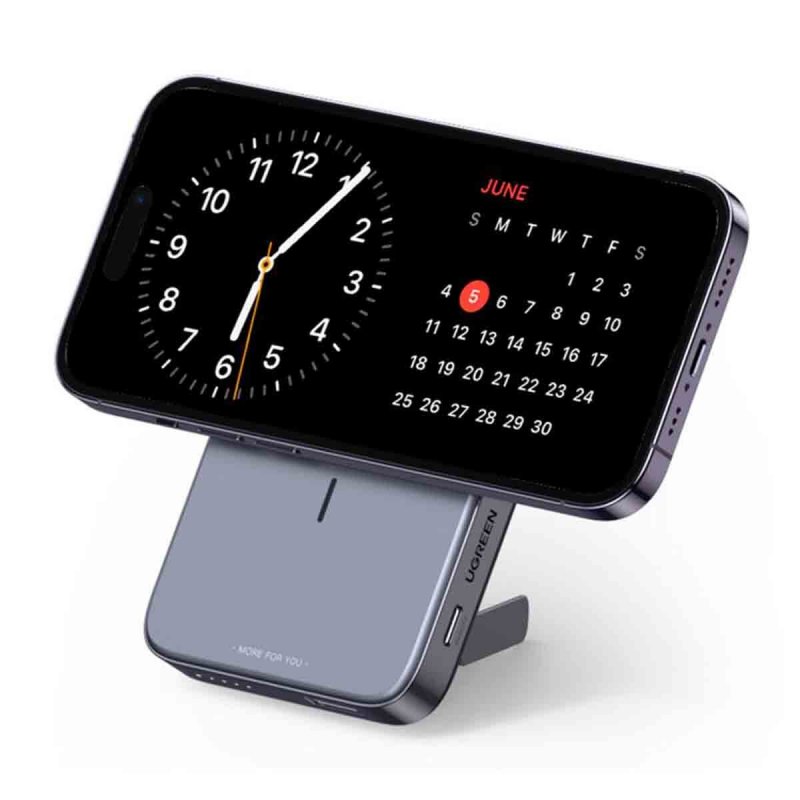 UGREEN Powerbank 10000mAh Mini Wireless 20W mit MagSafe grau