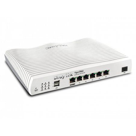 DrayTek Vigor 2866: Gfast Modem-Firewall Routeur connecté Gigabit Ethernet Gris